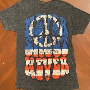 Never Shout Never Peace Sign T Shirt